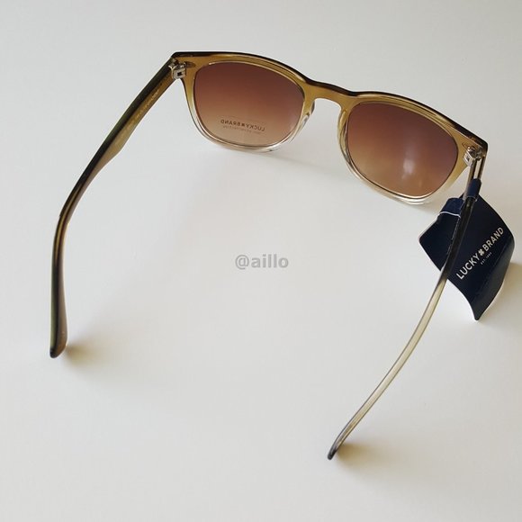 Lucky 🍀 Brand TWILIGHT OLIVE GRADIENT Sunglasses - Picture 3 of 9